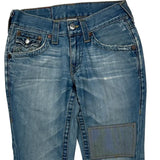 True Religion Boot Cut Jeans - 31W US 6 Blue Cotton