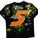 Godaddy Nascar Aop T-Shirt - Large Black Cotton