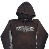 Yorkton Harley Davidson Graphic Hoodie - Medium Black Cotton