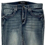 True Luck Skinny Jeans - 32W 32L Blue Cotton Blend