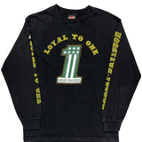 Harley Davidson Graphic Long Sleeve T-Shirt - Medium Black Cotton