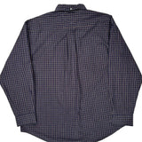 Tommy Hilfiger Checked Shirt - XL Navy Cotton