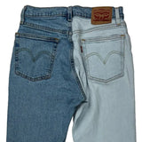 Levis 501 Jeans - 27W UK 8 Blue Cotton