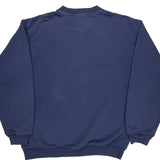 Adidas Sweatshirt - Large Blue Cotton