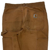 Carhartt Double Knee Carpenter Trousers - 30W 32L Brown Cotton
