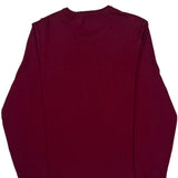Polo By Ralph Lauren Long Sleeve T-Shirt - Medium Burgundy Cotton