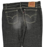Levis 518 Boot Cut Jeans - 32W UK 10 Grey Cotton