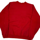 Mickey Mouse Disney Cartoon Sweatshirt - 2XL Red Cotton