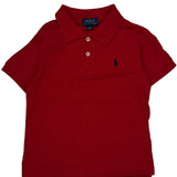 Age 3 Polo By Ralph Lauren Polo Shirt - 2XS Red Cotton