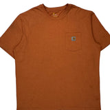 Carhartt T-Shirt - 2XL Orange Cotton