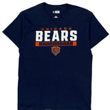 Chicago Bears Nfl T-Shirt - Large Navy Cotton