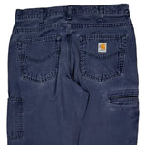 Carhartt Carpenter Trousers - 32W 30L Blue Cotton