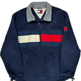 Tommy Jeans Fleece Jacket - Large Navy Polyester