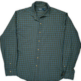 Polo By Ralph Lauren Checked Shirt - XL Blue Cotton