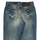Bke Boot Cut Jeans - 32W 34L Blue Denim