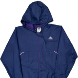 Adidas Windbreaker - Medium Blue Polyester