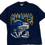 San Diego Chargers Csa Nfl T-Shirt - Large Navy Cotton