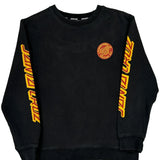 Age 10 Santa Cruz Sweatshirt - Medium Black Cotton