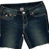 True Religion Denim Shorts - 30W US 4 Dark Wash Denim