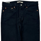 501 Levis Jeans - 29W UK 10 Black Cotton