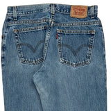 Levis Jeans - 27W UK 8 Blue Cotton
