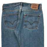 501 Levis Jeans - 33W 33L Blue Cotton