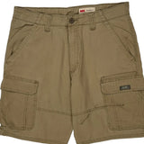Wrangler Cargo Shorts - 34W 10L Khaki Cotton