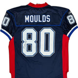 Eric Moulds #80 Signed Autographed Reebok Buffalo Bills Football Jersey - XL Red Nylon