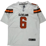 Cleveland Browns Nike Football Football Jersey - Medium White Polyester