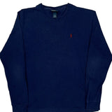 Polo By Ralph Lauren Long Sleeve T-Shirt - Small Blue Cotton