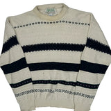 Ash Creek Trading Striped Sweater - Medium Black Cotton