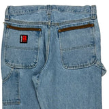 Wrangler Carpenter Jeans - 32W 34L Blue Cotton
