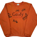 Walt Disney World Disney Graphic Sweatshirt - Large Orange Cotton