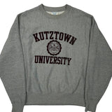 Reverse Weave Champion College Sweatshirt - Medium Grey Cotton Blend