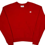Reverse Weave Champion Sweatshirt - Medium Red Cotton