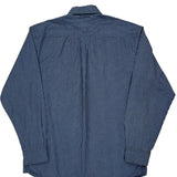 Tommy Hilfiger Checked Shirt - Medium Blue Cotton