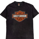 San Francisco Harley Davidson Graphic T-Shirt - Large Black Cotton