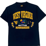 West Virginia Mountaineers Tsi Graphic T-Shirt - Large Navy Cotton