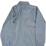 Regent Classic Fit Polo By Ralph Lauren Checked Shirt - XL Blue Cotton