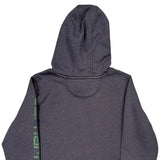 Carhartt Spellout Hoodie - XL Gray Cotton Blend