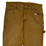 Dickies Carpenter Trousers - 32W 31L Brown Cotton