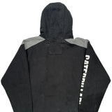 Caterpillar Cat Spellout Hoodie - XL Grey Cotton