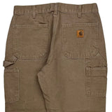 Carhartt Carpenter Trousers - 33W 30L Brown Cotton