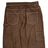 No Boundaries Double Knee Carpenter Pants - 32W 31L Brown Cotton