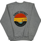 Sunset District Carhartt Graphic Sweatshirt - Small Gray Cotton