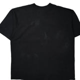 Reebok Graphic T-Shirt - 2XL Black Cotton
