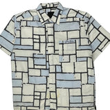 Sean John Short Sleeve Shirt - Large Multicoloured Polyester Blend