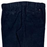 Tommy Hilfiger Cord Trousers - 36″ Waist Navy Corduroy