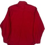 Levis Denim Shirt - Medium Red Cotton