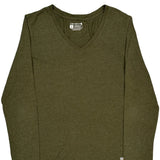 Carhartt Long Sleeve T-Shirt - Large Green Cotton